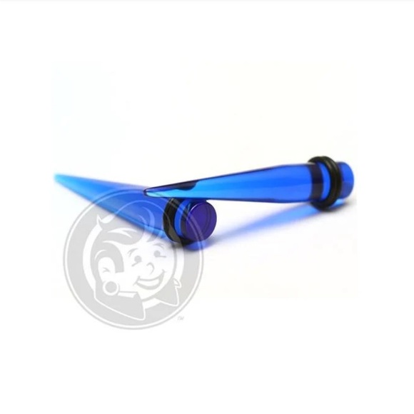 BODY VIBE👂🏼9/16” Blue Acrylic Tapers - Picture 4 of 8